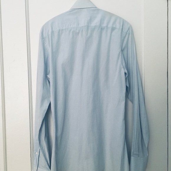 Gucci Logo Pattern Dress Shirt (15) - Picture 6 of 8